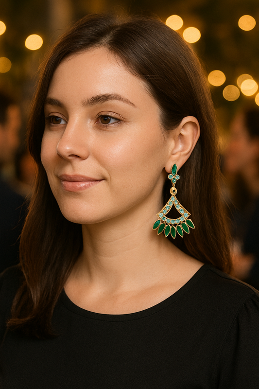 Peacock Style Earrings for Girls and Women