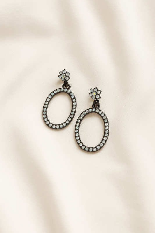 Oval Shape Ear Rings For Girls and Women