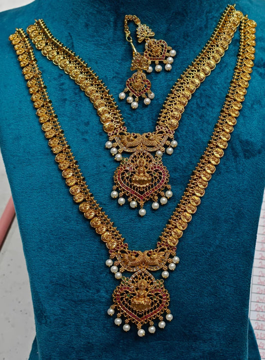 Laxmi Devi Haram Necklace Combo