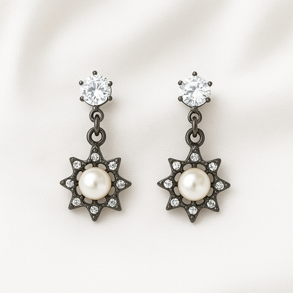 Brown Coloured Sun Shaped Ear Set